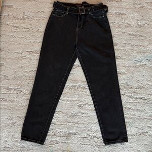 Liquor N Poker Stylish Black Kids Jeans